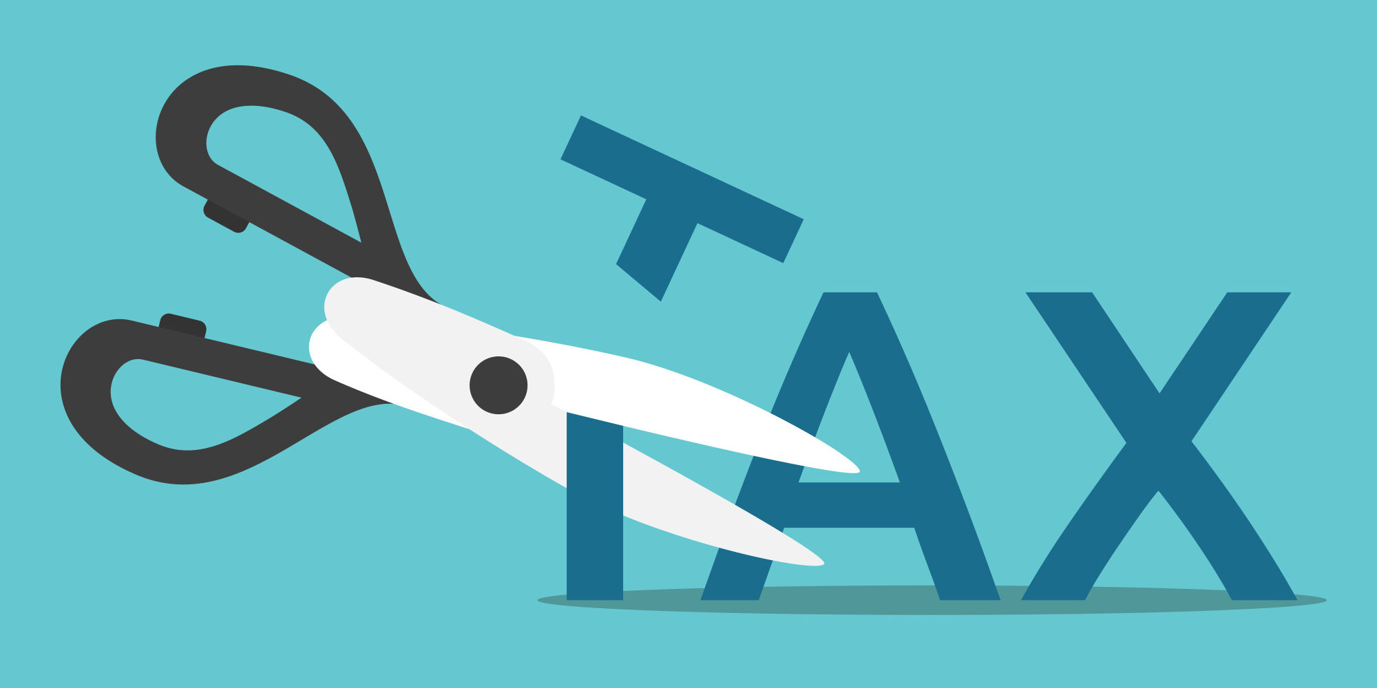 Scissors cutting tax