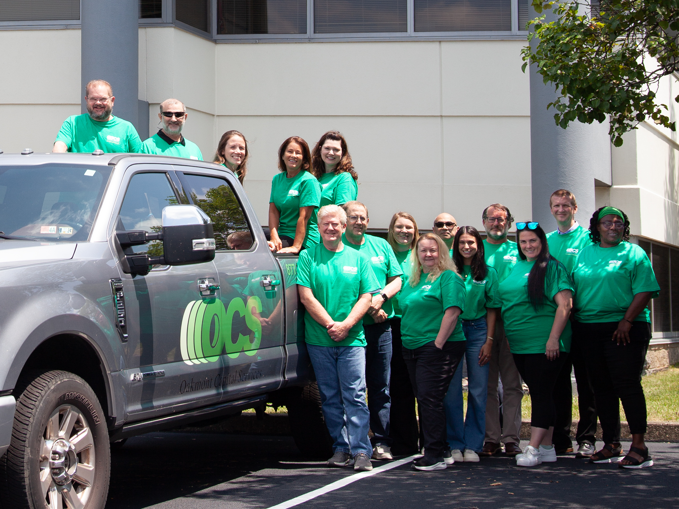 The Oakmont Capital Services leadership team at their West Chester, Pennsylvania headquarters.