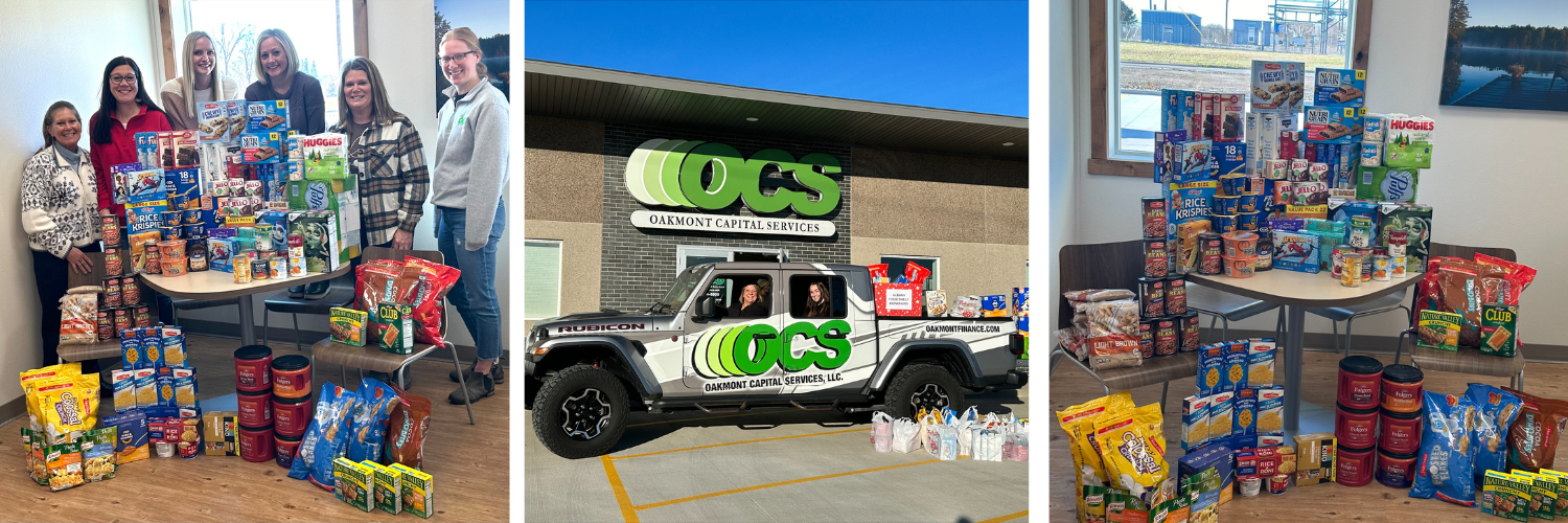 Food Donations for a local food cupboard, The Albany Food Shelf.