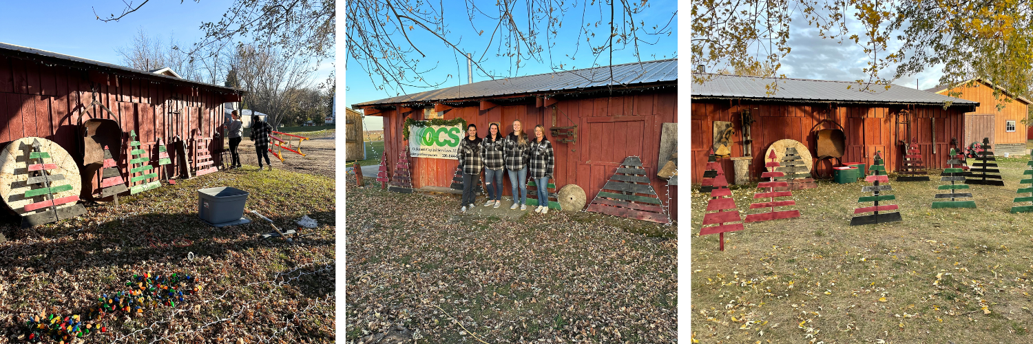 Pioneer Days Holiday Lights with the OCS team.